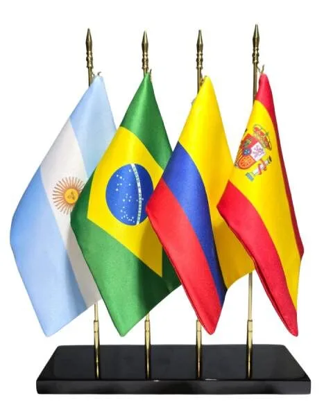 Bandera Escritorio Sublimada 4 Varillas