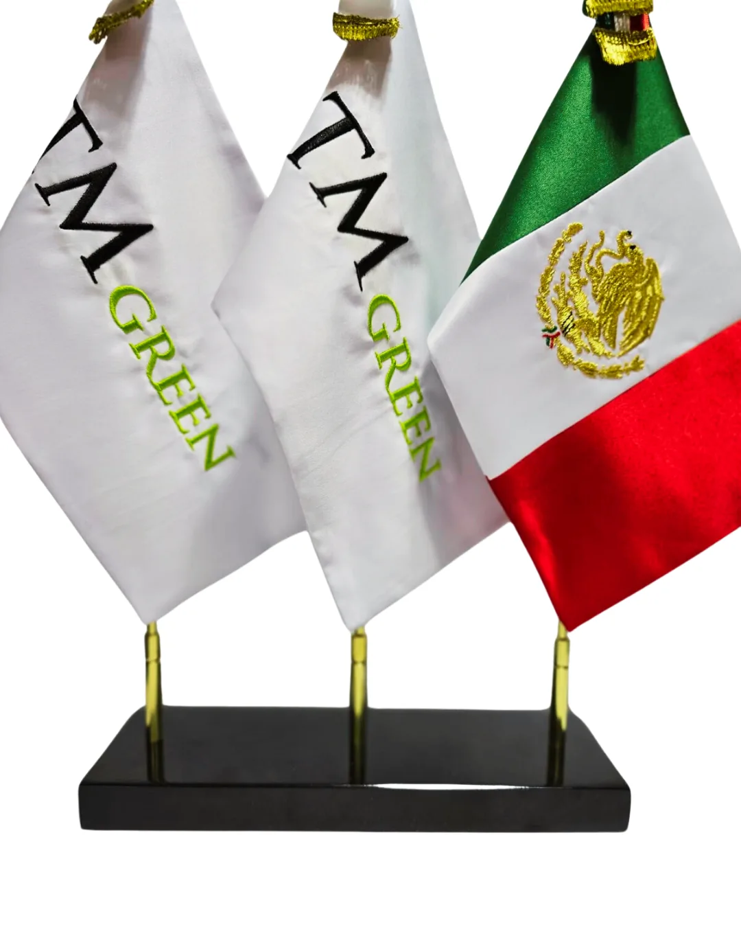 Bandera Escritorio Bordada 3 Varillas